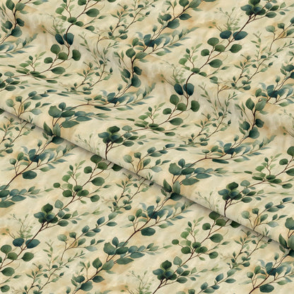 Winter Greenery Pattern 8 Quilting Cotton Fabric