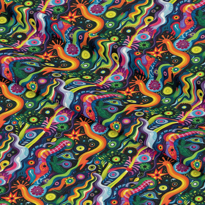 Psychedelic Painting Pattern 14 Quilting Cotton Fabric