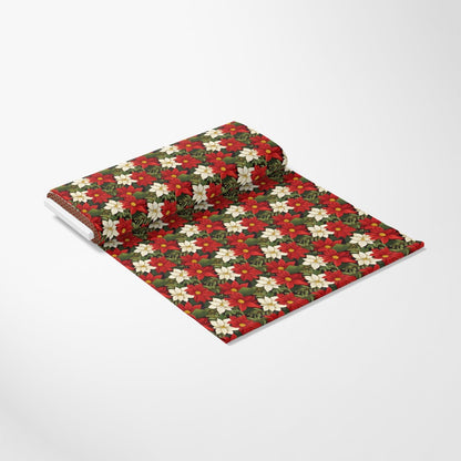 Poinsettia Blooms Pattern 12 Quilting Cotton Fabric