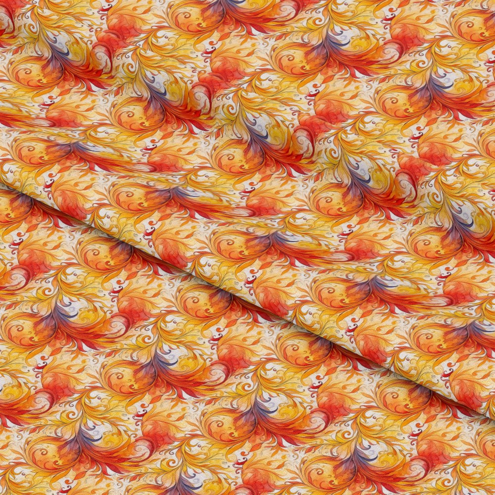 Autumn Swirls Pattern 7 Quilting Cotton Fabric