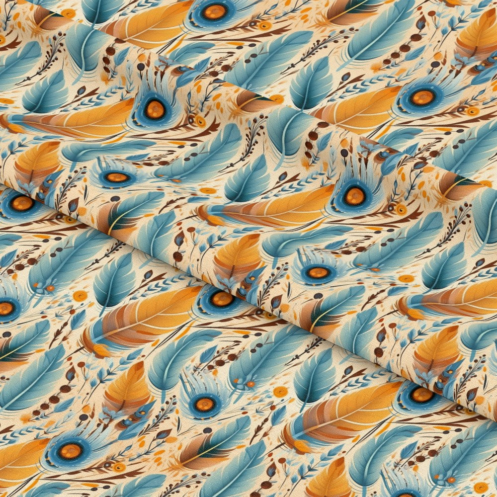 Aztec Feather Pattern 6 Quilting Cotton Fabric