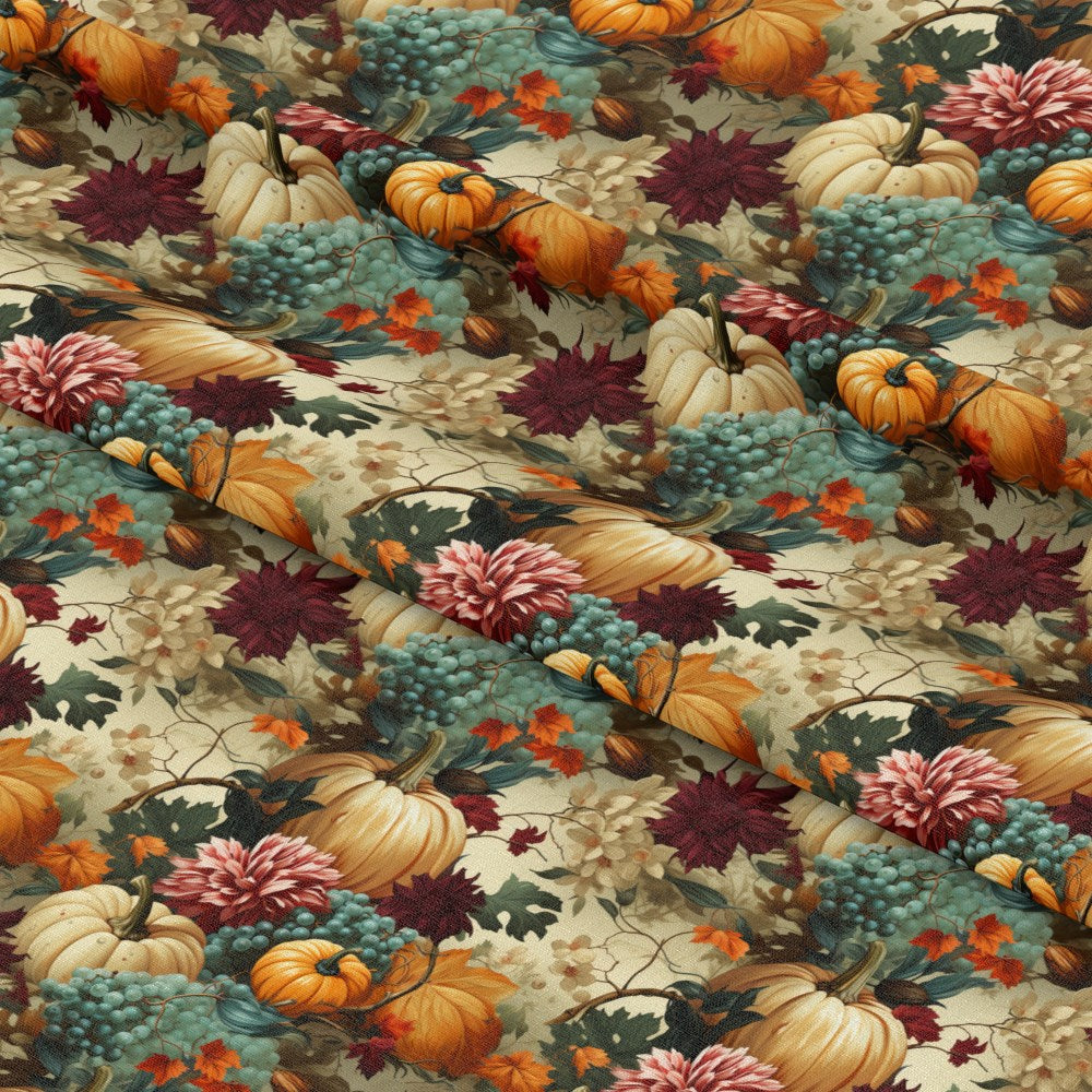 Thanksgiving Elegance Pattern 3 Quilting Cotton Fabric