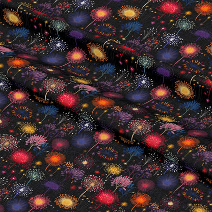 Firework Garden Pattern 11 Quilting Cotton Fabric