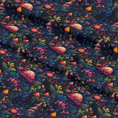 Fairy Garden Pattern 2 Quilting Cotton Fabric