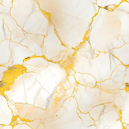 - Cracked Marble Pattern 31 Quilting Cotton Fabric  
- White  
- Cream  
- Gold  
- Yellow veins  
- Marble texture  
- Quartz-like  
- Smooth surface  
- Natural stone appearance  
- Elegant  
- Quilting material  
- Cotton textile  
- Artistic design  
- Decorative fabric  
- Soft fabric