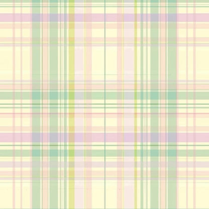 - Pastel Spring Pattern 22 Quilting Cotton Fabric
- Soft colors
- Light yellow
- Mint green
- Lavender
- Pale pink
- Plaid design
- Cotton textile
- Quilting material
- Spring themed
- Gentle stripes
- Subtle grid
- Sew fabric
- Craft supply
