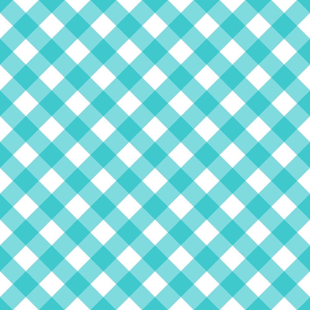 - Plaid for Summer Pattern 15 Quilting Cotton Fabric  
- Blue, turquoise, white  
- Checkered, gingham, plaid  
- Cotton fabric, quilting material  
- Lightweight, breathable textile  
- Seamless repeating design  
- Summer-themed fabric  
- Soft, smooth texture