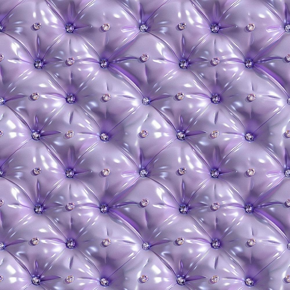 - Charm Keeper Pattern 14 Quilting Cotton Fabric  
- Quilting fabric  
- Cotton textile  
- Purple shades  
- Lavender tones  
- Geometric tufted design  
- Diamond-like accents  
- Soft sheen  
- Luxurious texture  
- Repeating motif  
- Decorative textile  
- Elegant fabric surface