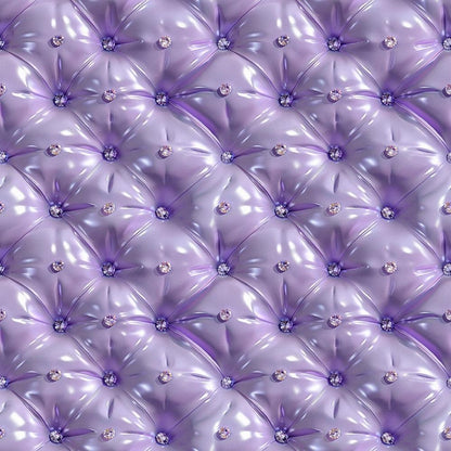 - Charm Keeper Pattern 14 Quilting Cotton Fabric  
- Quilting fabric  
- Cotton textile  
- Purple shades  
- Lavender tones  
- Geometric tufted design  
- Diamond-like accents  
- Soft sheen  
- Luxurious texture  
- Repeating motif  
- Decorative textile  
- Elegant fabric surface