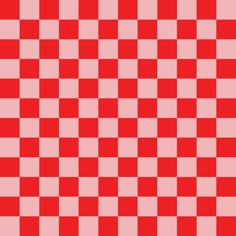 2 Color Checkered Pattern 2 Quilting Cotton Fabric red pink checkered squares gingham textile cotton quilting fabric yardage material premium soft quality
