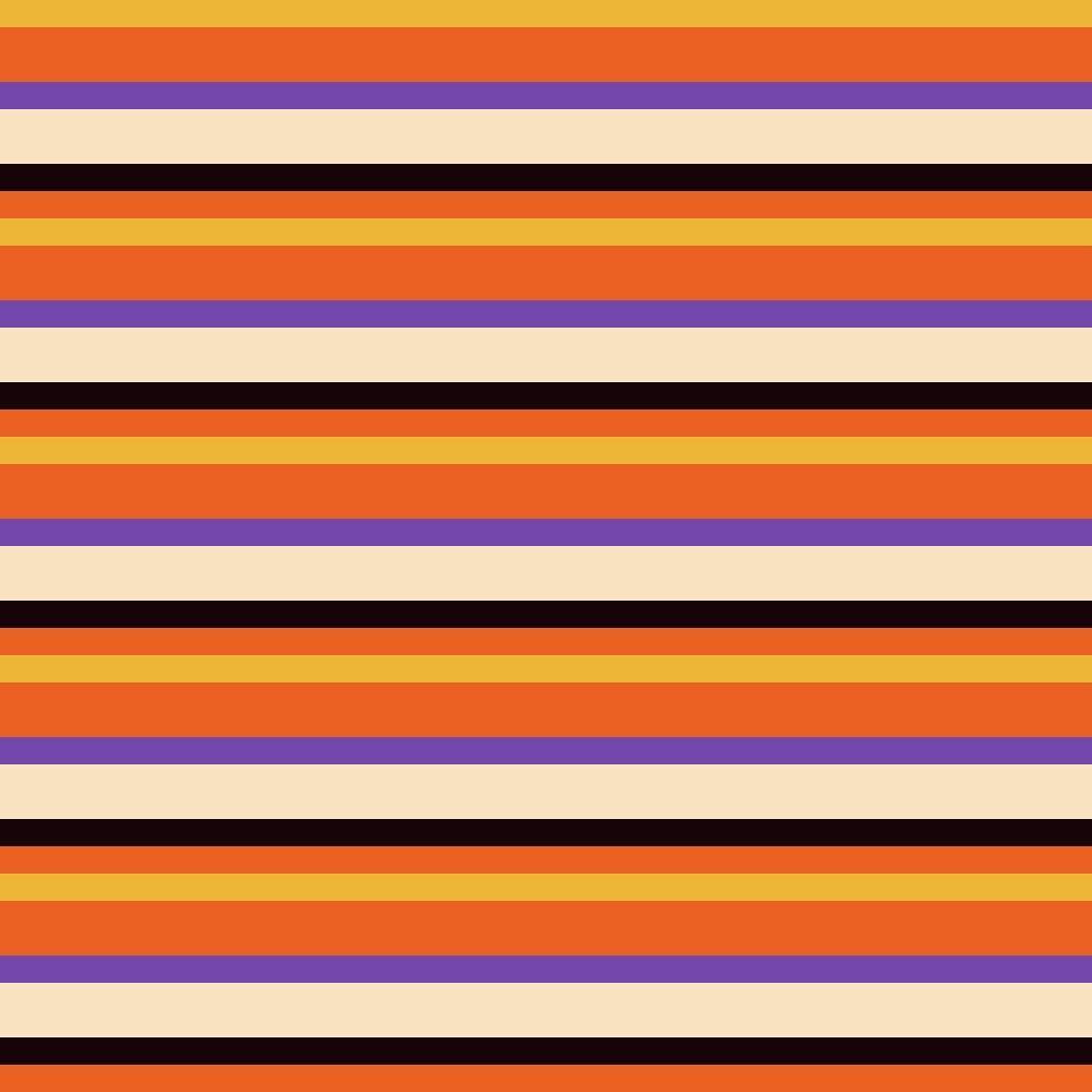 - Halloween City Pattern 7 Quilting Cotton Fabric  
- Stripes  
- Orange, black, purple, cream  
- Cotton textile  
- Quilting fabric  
- Halloween colors  
- Yardage fabric  
- Soft material  
- Fall seasonal design  
- Decorative fabric