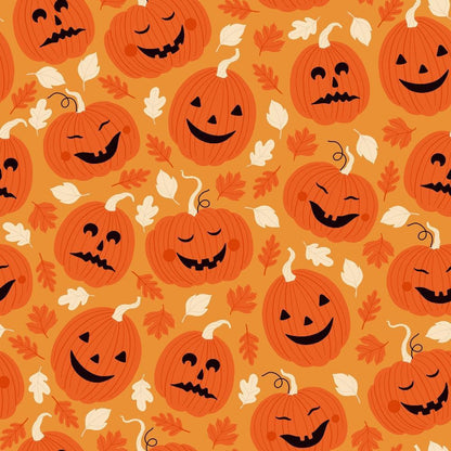 Halloween City Pattern 8 Quilting Cotton Fabric