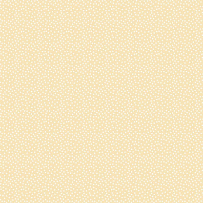 - Soft Winter Charm Pattern 2 Quilting Cotton Fabric  
- pale yellow background  
- small white dots  
- polka dot design  
- cotton material  
- quilting textile  
- subtle textured fabric  
- lightweight textile  
- warm color tone  
- craft fabric  
- sewing material