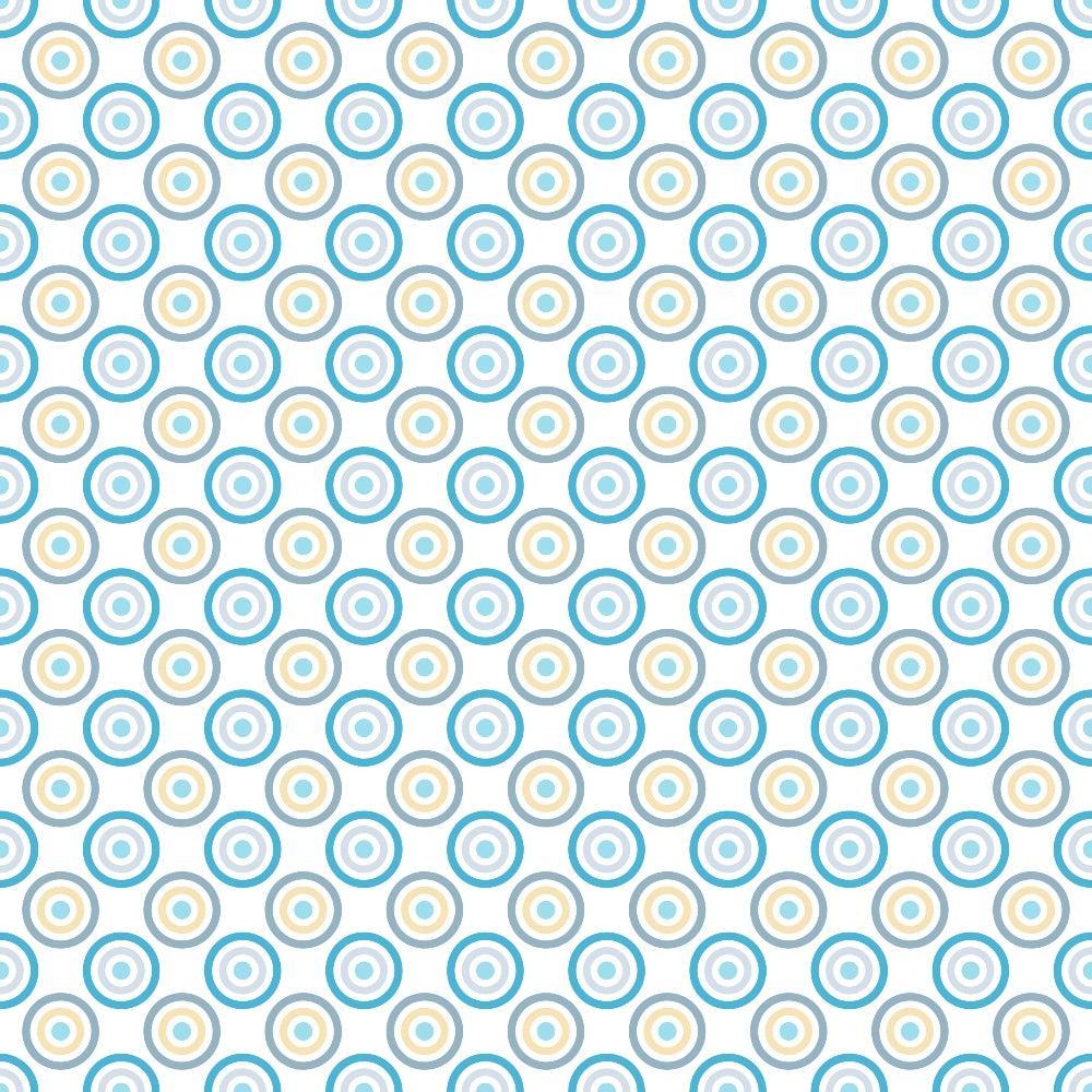 • Soft Winter Charm Pattern 7 Quilting Cotton Fabric  
• cotton textile  
• quilting material  
• circular motif  
• blue circles  
• beige circles  
• white background  
• geometric design  
• sewing fabric  
• crafting textile