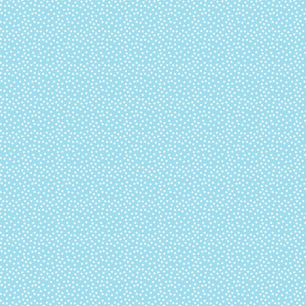 - Soft Winter Charm Pattern 15 Quilting Cotton Fabric  
- light blue  
- white dots  
- small polka dots  
- textured  
- smooth  
- textile  
- sewing  
- craft  
- quilting  
- cotton  
- fabric  
- delicate  
- subtle  
- classic