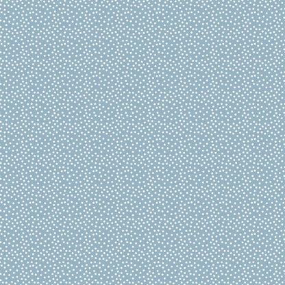 - Soft Winter Charm Pattern 16 Quilting Cotton Fabric  
- Light blue  
- White speckled dots  
- Small scattered spots  
- Textile  
- Sewing  
- Crafting  
- Soft texture  
- Durable fabric  
- Cotton material  
- Quilting fabric  
- Classic design  
- Subtle pattern  
- Home decor fabric