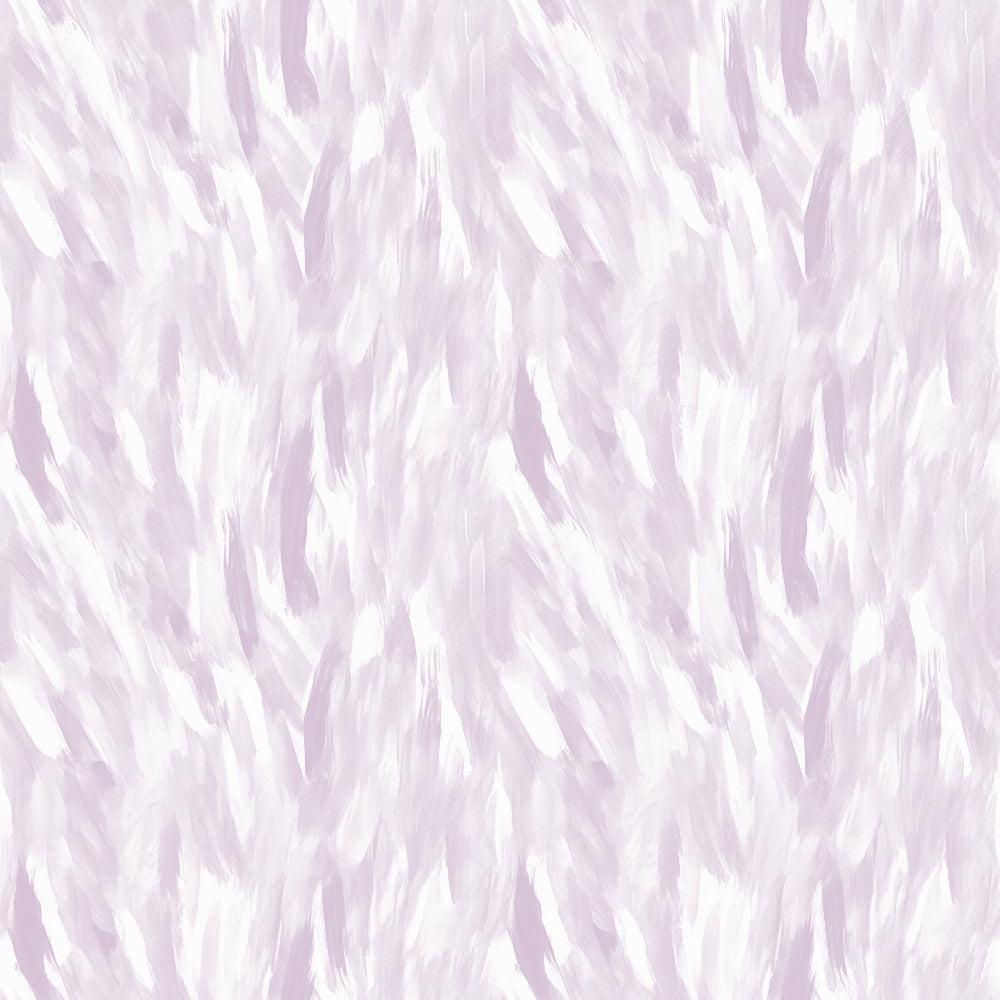 - Watercolor Brush Strokes Pattern 47 Quilting Cotton Fabric  
- Soft lilac and white hues  
- Abstract brush stroke design  
- Artistic, textured, delicate  
- Quilting fabric, cotton material  
- Subtle, flowing, painterly effect  
- Repetitive, seamless, handcrafted appearance