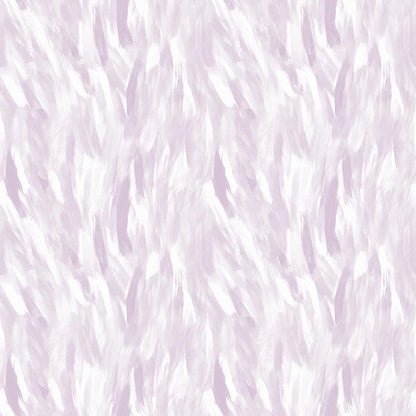 - Watercolor Brush Strokes Pattern 47 Quilting Cotton Fabric  
- Soft lilac and white hues  
- Abstract brush stroke design  
- Artistic, textured, delicate  
- Quilting fabric, cotton material  
- Subtle, flowing, painterly effect  
- Repetitive, seamless, handcrafted appearance