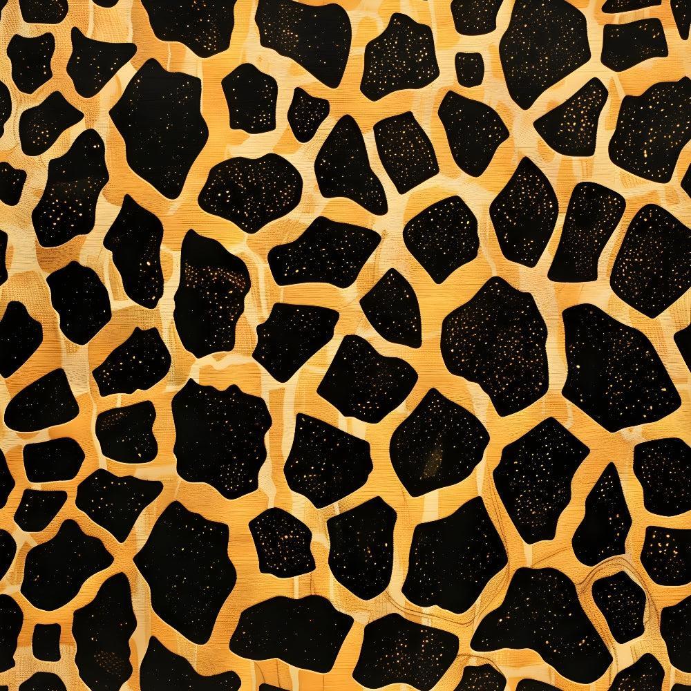- Jungle Animal Skins Pattern 8 Quilting Cotton Fabric  
- animal print  
- giraffe spots  
- black and tan  
- quilting fabric  
- cotton textile  
- safari theme  
- wildlife inspired  
- natural colors  
- handmade crafts  
- sewing material