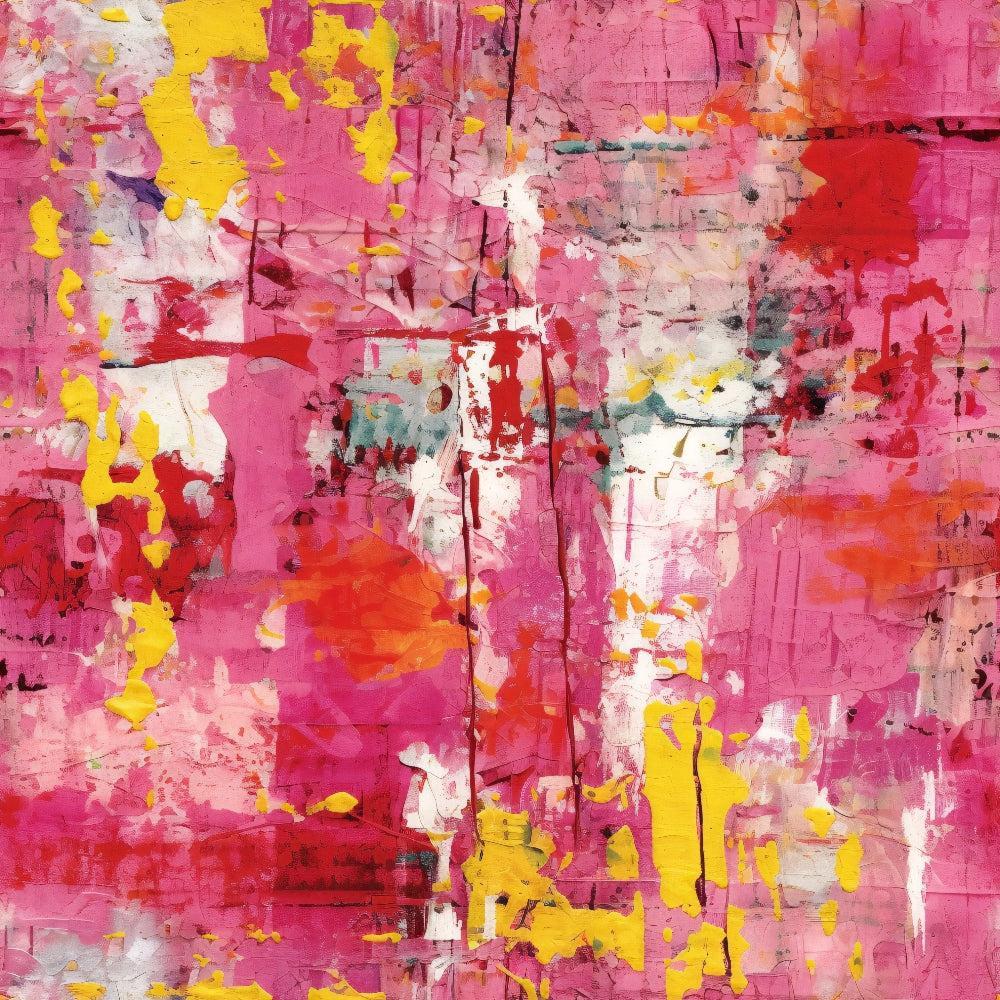 - Girly Grunge Plaster Pattern 2 Quilting Cotton Fabric
- Abstract texture
- Pink, yellow, red, white, orange hues
- Artistic, splattered, layered design
- Soft cotton textile
- Quilting fabric
- Vibrant, bold colors
- Urban grunge style
- Mixed brushstroke effect