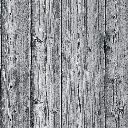 - Rustic Wood Pattern 2 Quilting Cotton Fabric - gray - charcoal - weathered wood - wooden planks - textured - natural - grain - quilting - cotton - fabric - rustic - vintage - cabin style - earthy - horizontal lines - knots