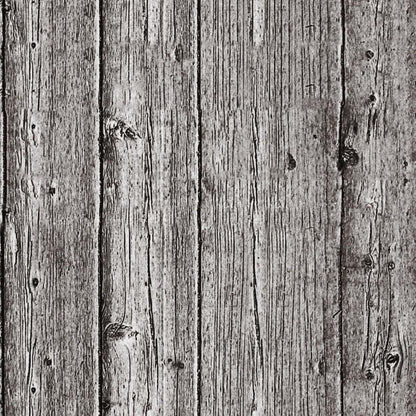 - Rustic Wood Pattern 6 Quilting Cotton Fabric  
- Rustic, woodgrain, textured, natural  
- Gray, brown, neutral tones  
- Quilting, cotton, fabric, textile  
- Vintage, weathered, farmhouse style  
- Vertical planks, knots, grain lines  
- Durable, craft, sewing material