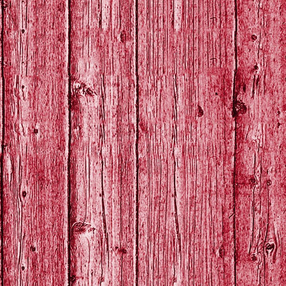 - Rustic Wood Pattern 27 Quilting Cotton Fabric  
- Red, Burgundy, Brick tones  
- Woodgrain, distressed, weathered texture  
- Vertical plank design  
- Quilting, cotton, textile, fabric material  
- Rustic, vintage, farmhouse style  
- Natural, organic, crafting textile