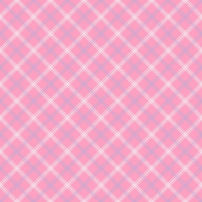 Princess Plaids Pattern 12 Quilting Cotton Fabric