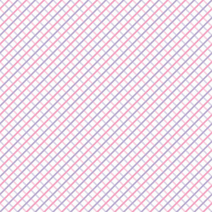 Princess Plaids Pattern 19 Quilting Cotton Fabric