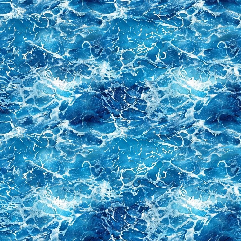 Blue Water Pattern 6 Quilting Cotton Fabric