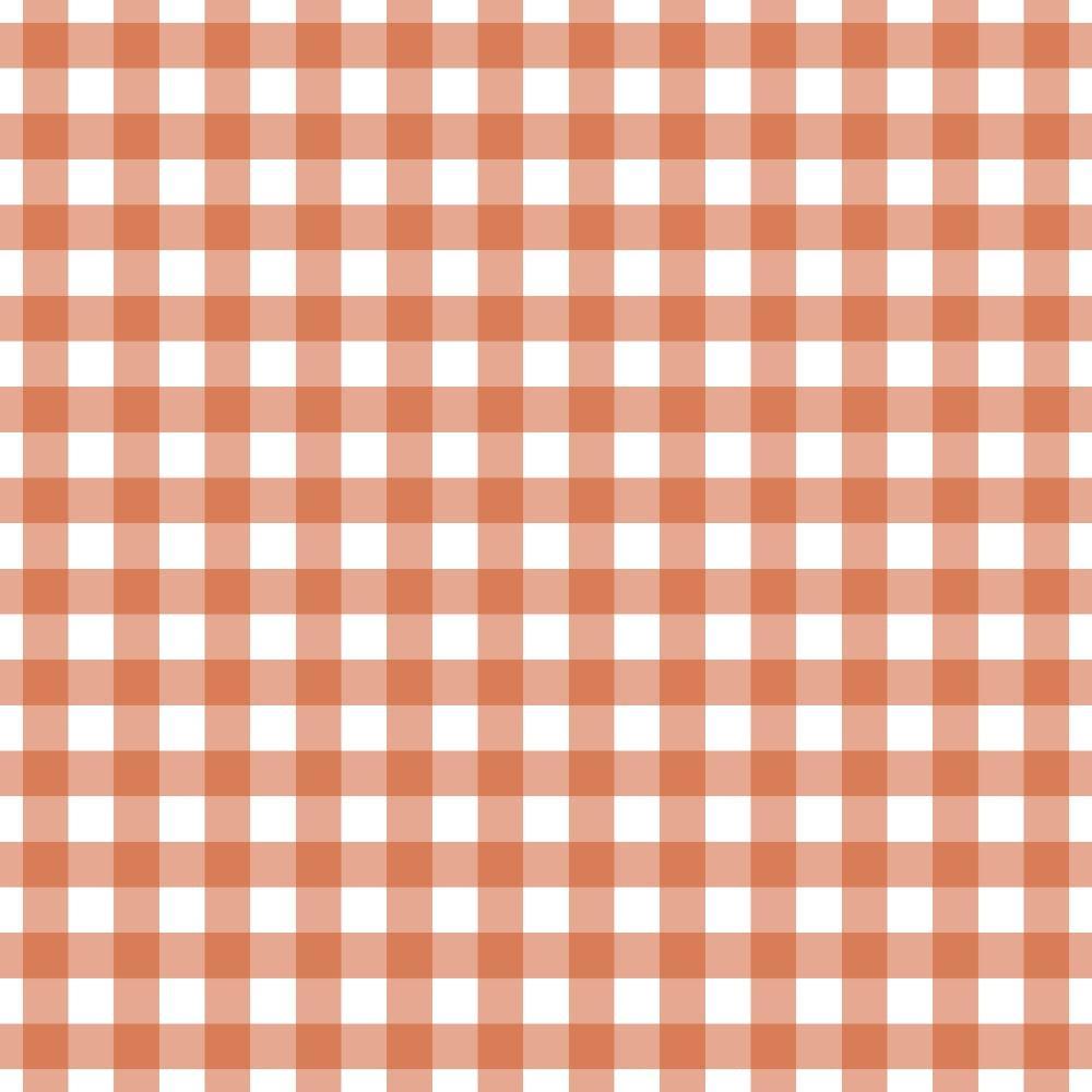 Fall Orange Plaid Pattern 7 Quilting Cotton Fabric
