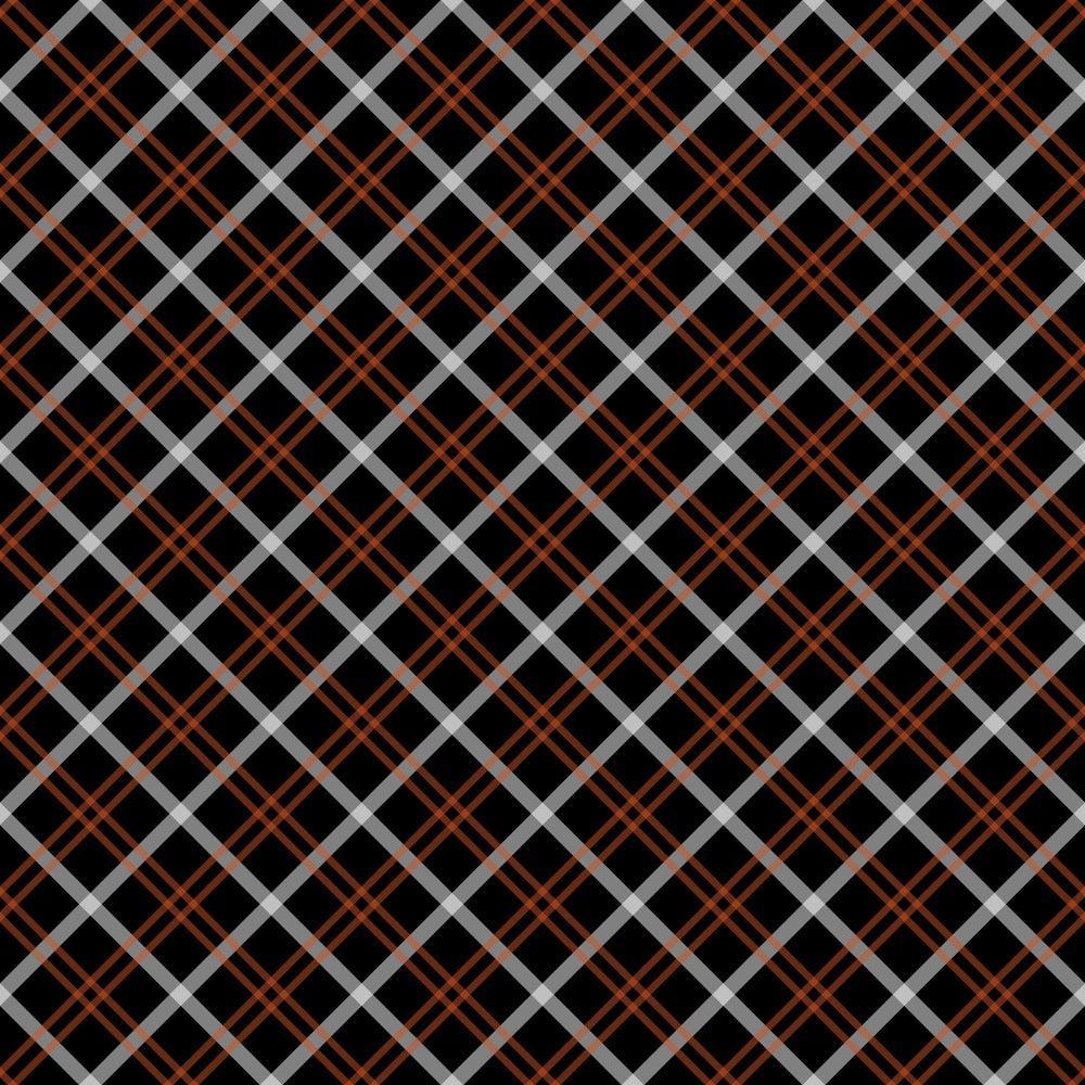 Fall Orange Plaid Pattern 10 Quilting Cotton Fabric