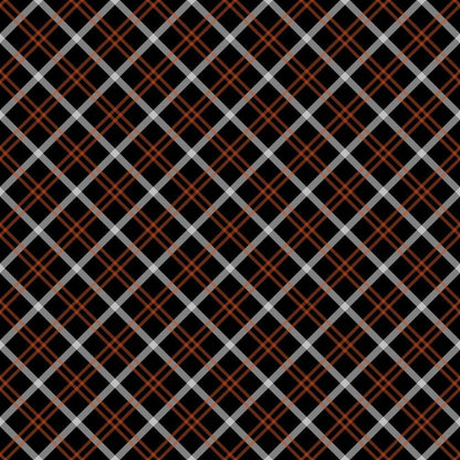 Fall Orange Plaid Pattern 10 Quilting Cotton Fabric