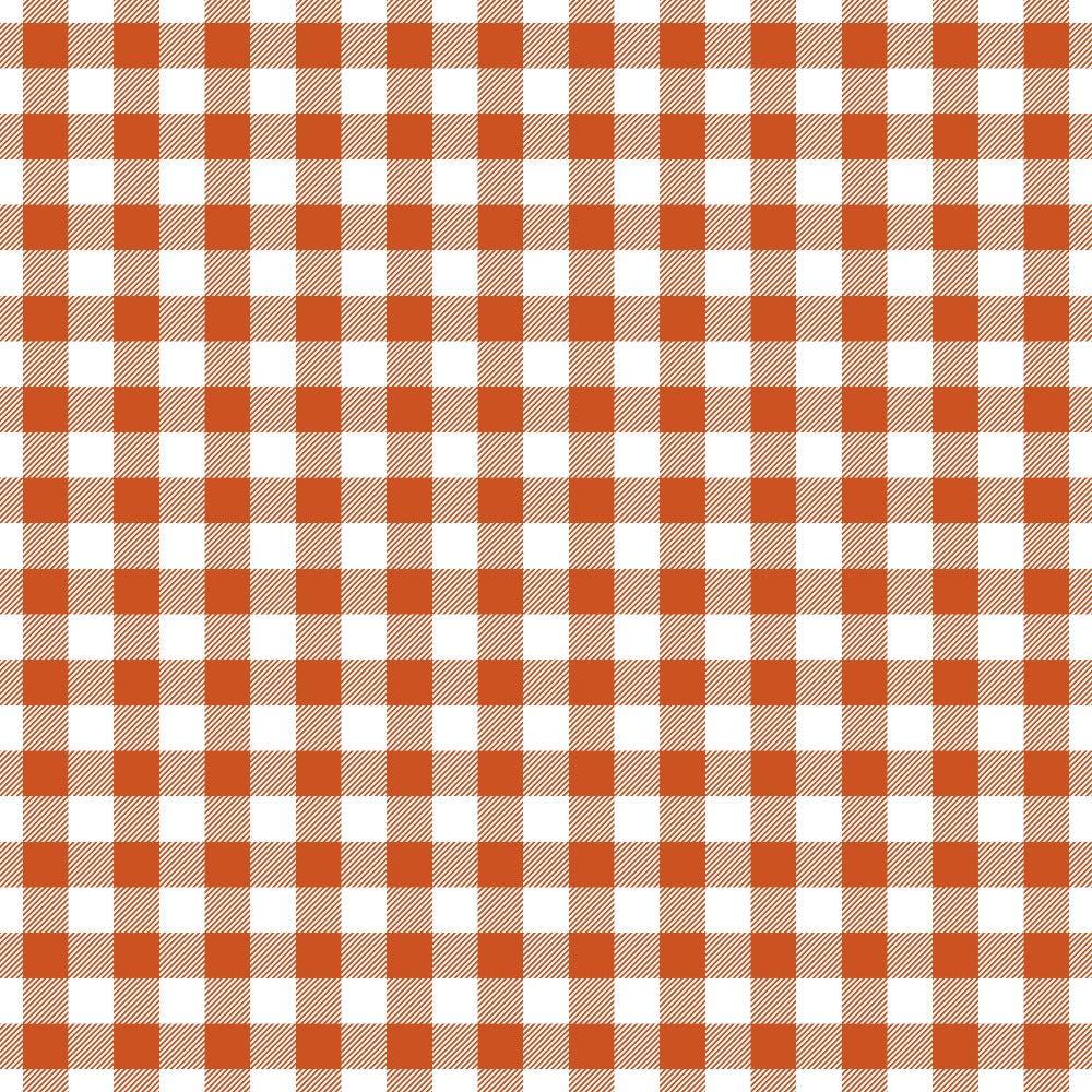 Fall Orange Plaid Pattern 14 Quilting Cotton Fabric