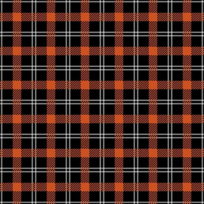 Fall Orange Plaid Pattern 15 Quilting Cotton Fabric