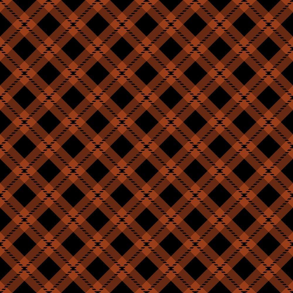 Fall Orange Plaid Pattern 16 Quilting Cotton Fabric