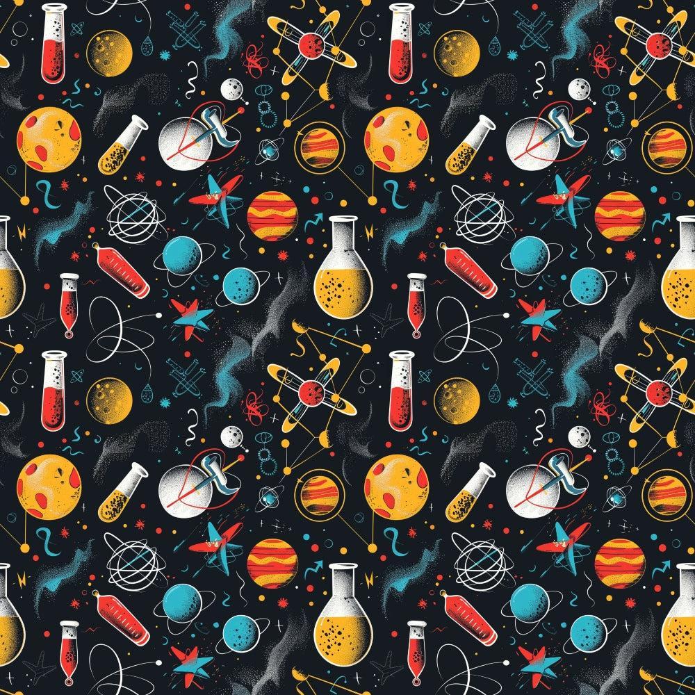 Science Kit Pattern 14 Quilting Cotton Fabric