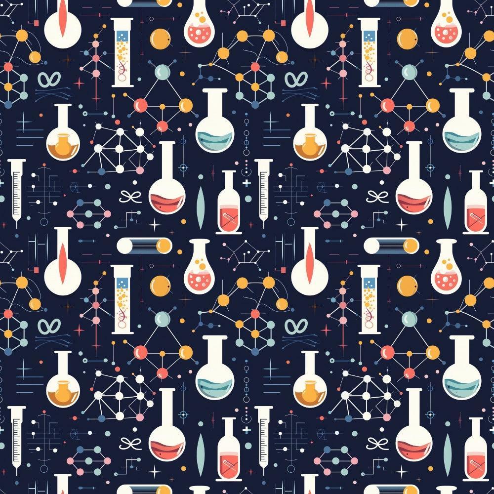 Science Kit Pattern 20 Quilting Cotton Fabric