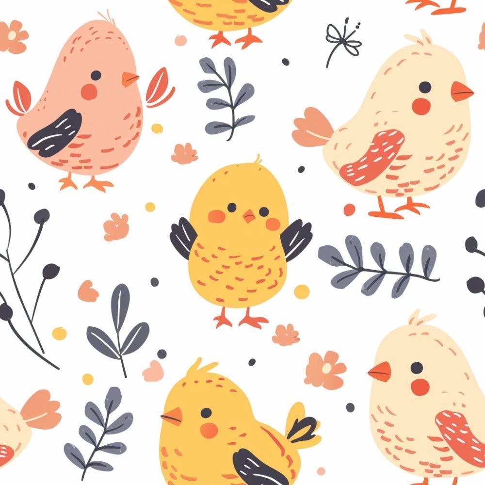 Cute Farm Babies Pattern 18 Quilting Cotton Fabric