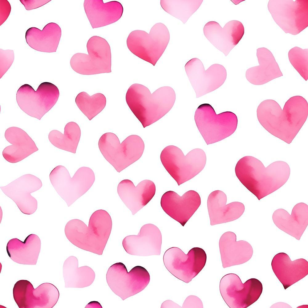 Pink Valentines Day Pattern 1 Quilting Cotton Fabric