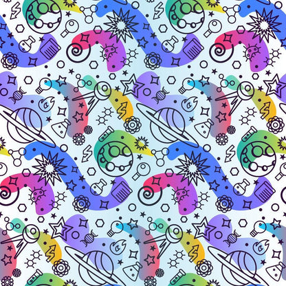 Space Science Pattern 3 Quilting Cotton Fabric