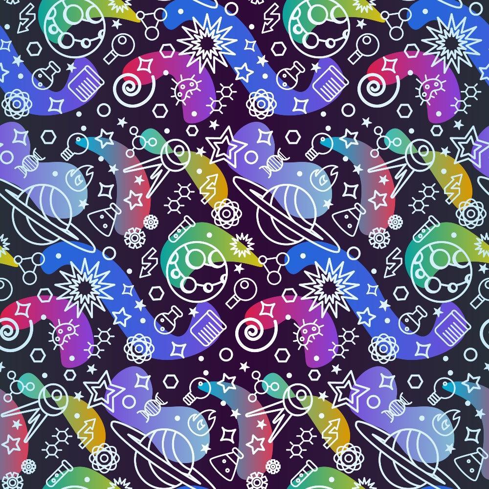Space Science Pattern 4 Quilting Cotton Fabric