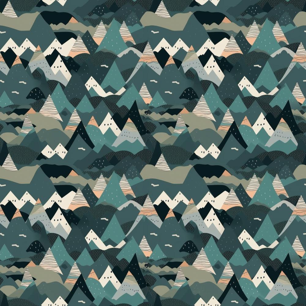 Camping Graphics Pattern 7 Quilting Cotton Fabric