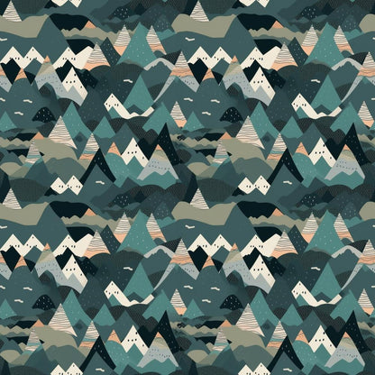 Camping Graphics Pattern 7 Quilting Cotton Fabric