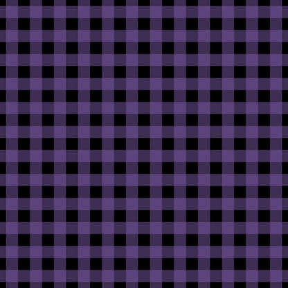 Halloween Plaid Pattern 1 Quilting Cotton Fabric