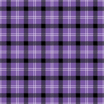 Halloween Plaid Pattern 9 Quilting Cotton Fabric