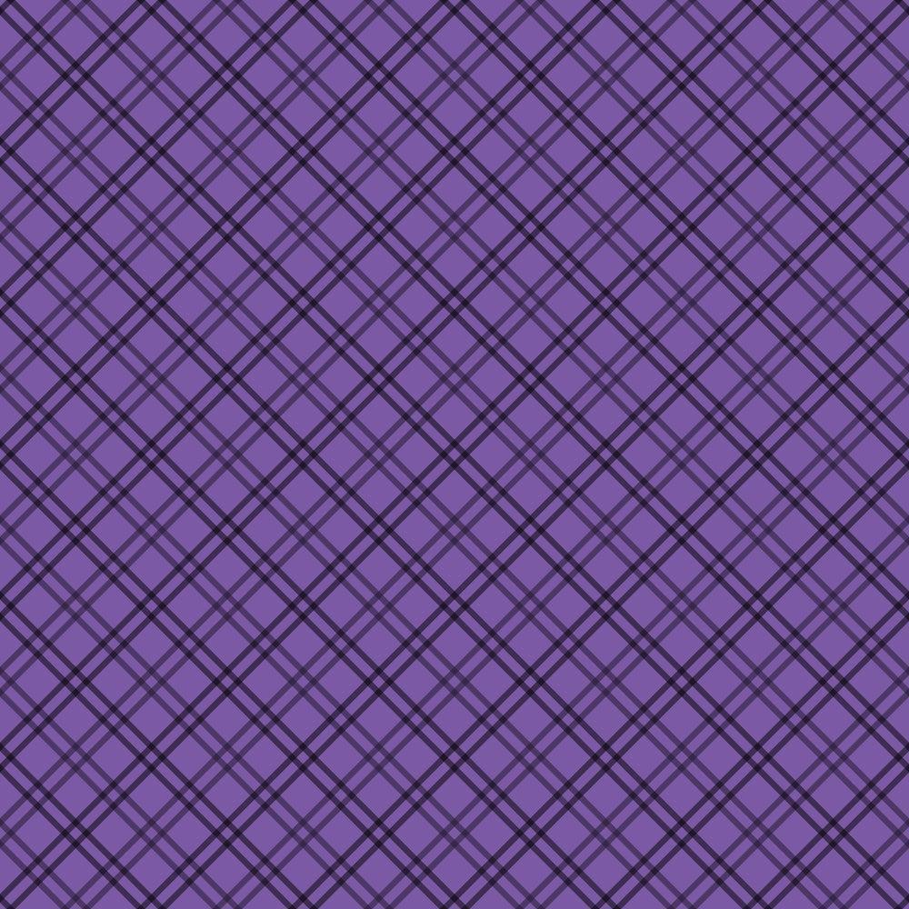 Halloween Plaid Pattern 5 Quilting Cotton Fabric