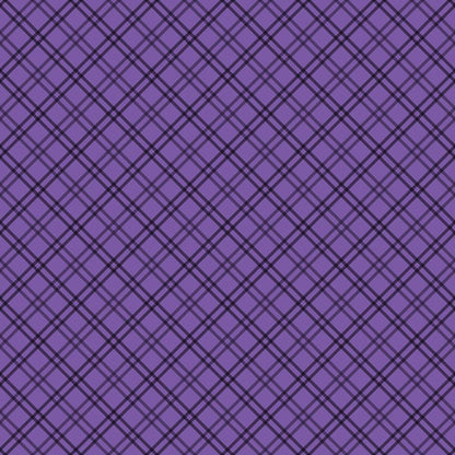 Halloween Plaid Pattern 5 Quilting Cotton Fabric