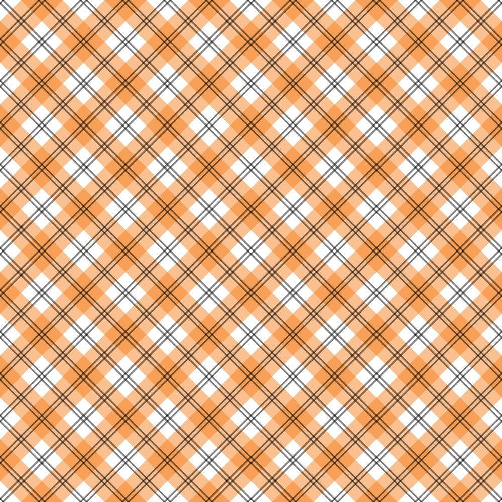 Halloween Plaid Pattern 17 Quilting Cotton Fabric