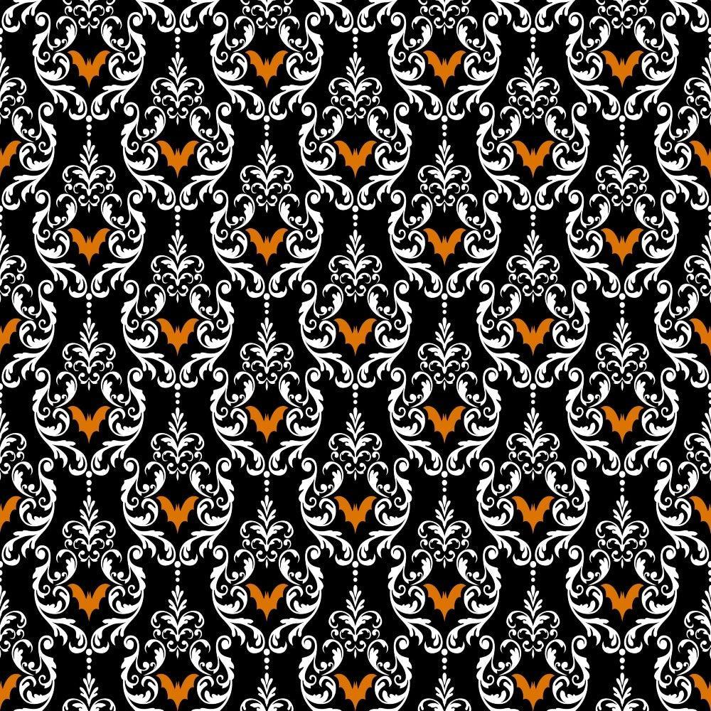 Elegant Halloween Pattern 19 Quilting Cotton Fabric